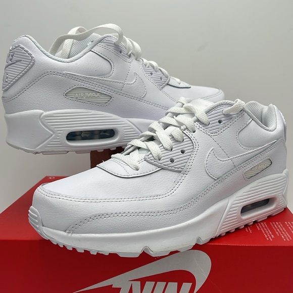Nike WMNS Air Max 90 White Sneakers
White/Metallic Silver/White HF6358-102 - Picture 13 of 16